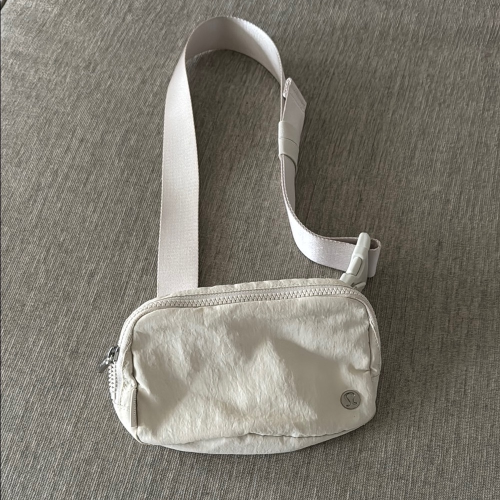 Lululemon Cream Belt Bag